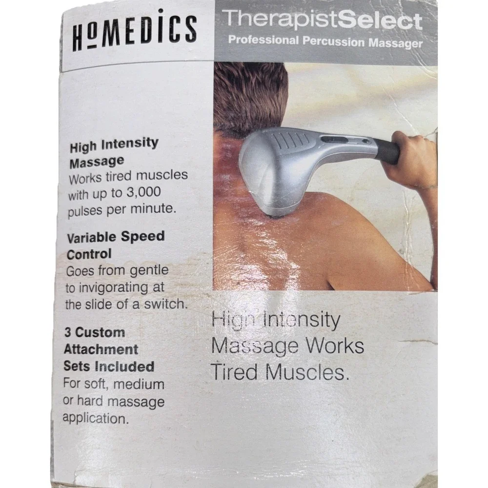 HoMedics PA-1 Professional Percussion Massager‎ Deep Tissue Back Muscle Relief